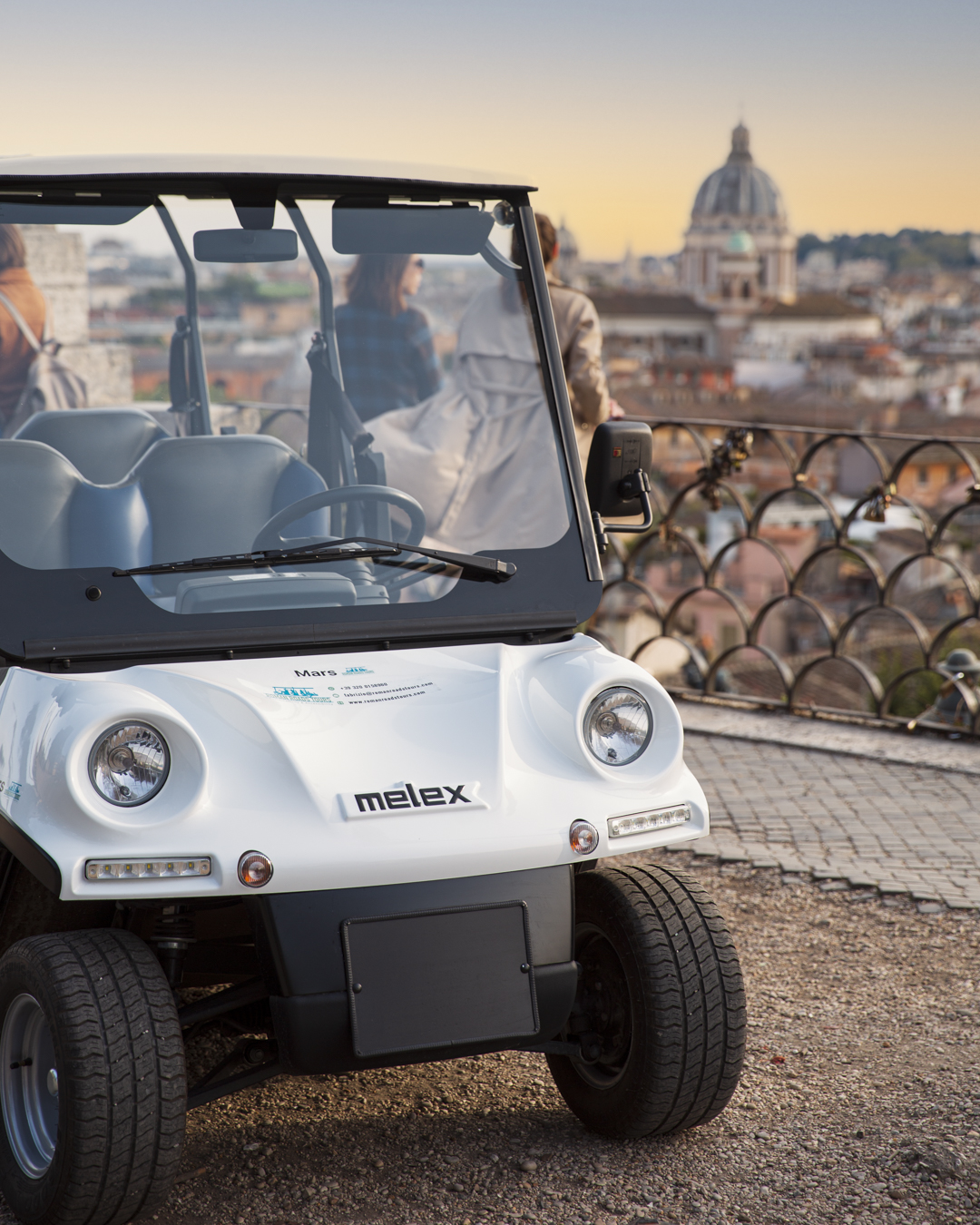 golf cart tour colosseum rome