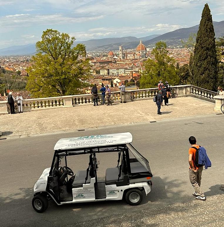 golf cart tour colosseum rome